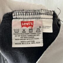 90s Levi's 501 ブラック デニムパンツ 表記 W38 L30 USA製 ビンテージ 90年代 リーバイス ジーンズ 黒 アメリカ製 米国製 ヴィンテージ_画像6