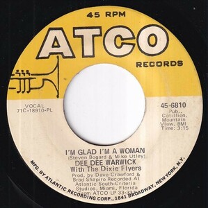 Dee Dee Warwick - Suspicious Minds / I'm Glad I'm A Woman (A) L181