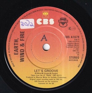 Earth Wind & Fire - Let's Groove / Let's Groove (Instrumental) (A) L700