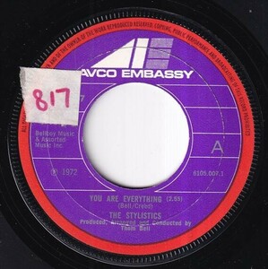 The Stylistics - You Are Everything / You're A Big Girl Now (A) M134