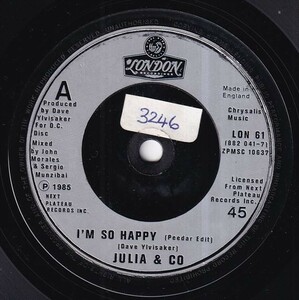 Julia & Co - I'm So Happy / Breakin' Down (Remix) (A) M178