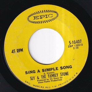 Sly & The Family Stone - Everyday People / Sing A Simple Song (B) M379