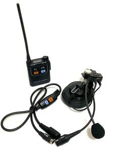 * Yaesu standard SRFD1 special small electric power transceiver helmet installation type headset SSM-61H transceiver telephone equipment STANDARD I240202-2