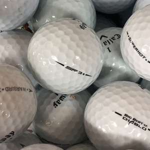 ロストボール キャロウェイ ホワイト 50個 ABランク 中古 ゴルフボール ロスト Callaway エコボール 送料無料