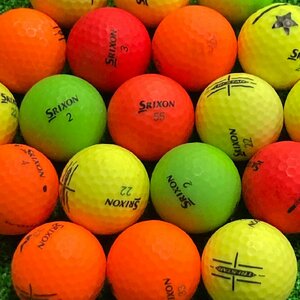 ロストボール スリクソン マットカラー 30個 Bランク 中古 ゴルフボール ロスト SRIXON エコボール 送料無料