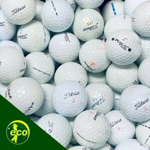 ロストボール タイトリスト 各種混合 ホワイト系 100個 Bランク 中古 ゴルフボール ロスト Titleist エコボール 送料無料