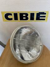 バイク 旧車 当時物 CIBIE 凸ガラスのヘッドライト 180パイ 未使用品 稀少！_画像1