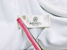 BY3-596◇/AGNEL♪ダークネイビーのラインがCoolに映える♪ホワイト*ハイレグ*レディース競泳水着※一番安価な送料はゆうパケットなら250円_画像4