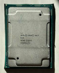 Intelインテル Xeon Gold 6130 16コア32スレッドCPU 動作未確認 #1