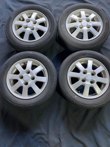 H81W ekワゴン 純正 ENKEI アルミホイール 13×4.00B オフセット46 155/65/R13 PRACTIVAタイヤ ☆引き取り歓迎☆千葉市若葉区から出品☆