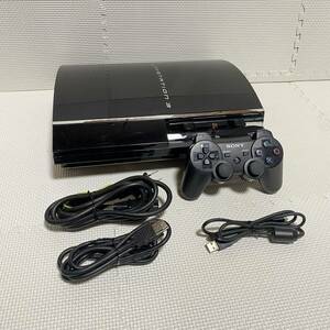 1円☆ PS3 60GB → 320GB換装CECHA00 FW:4.90 SONY プレステ3 初期型 プレイステーション PlayStation 本体 コントローラ DUALSHOCK PS2 