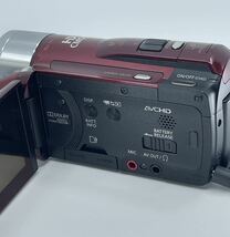 【完動品】Canon HDビデオカメラ　iVIS HF M31 レッド_画像5