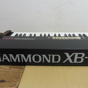 「6023/T8A」HAMMOND XB-1 電子オルガン シンセサイザー 中古品 現状品 通電確認済 アダプター付 取説書付 希少 レア 鈴木楽器 ハモンドの画像7