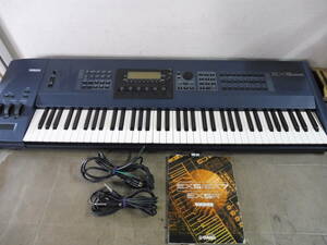 「6023/T8B」 YAMAHA ヤマハ EX5 シンセサイザー 電子 鍵盤楽器 キーボード 楽器 中古 現状品 取説書付 通電確認済