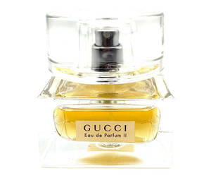 ★グッチ香水・GUCCI Eau de Parfum II 50ml 展示USED 残量約98% 約49ml・箱無
