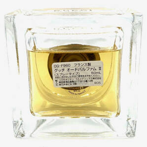 ★グッチ香水・GUCCI Eau de Parfum II 50ml 展示USED 残量約98% 約49ml・箱無の画像8