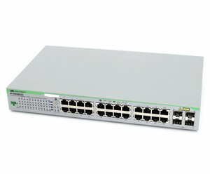 Allied Telesis AT-GS950/24 Gigabit Ethernet WebSmart Switch 24ポート1000BASE-T搭載 L2スイッチ Web GUI VLAN等対応 設定初期化済