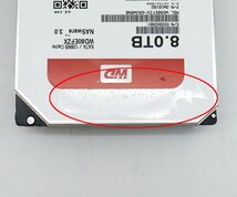 ◇Western Digital WD Red WD80EFZX 8TB 3.5インチ NAS用SATA HDD Crystal Disk Infoにて正常動作確認済み_画像2