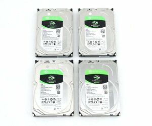 【4本セット】Seagate BarraCuda ST4000DM004 4TB 3.5インチ SATA HDD Crystal Disk Infoにて正常動作確認済み