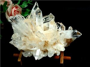 ◆超強いパワーヒマラヤ産天然水晶クラスター178B6-72B70b