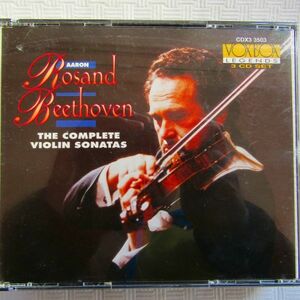 【VOX3CD】アーロン・ローザンド「ベートーヴェン：ヴァイオリン・ソナタ全集」1961年