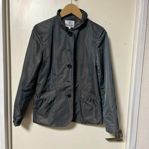 【美品】高島屋購入セニノンスタンドカラージャケット40号Se ninon 