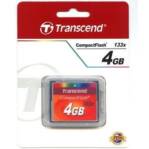 CF【4GB】コンパクトフラッシュ トランセンド TS4GCF133 133x TYPEI【即決】Transcend メディアケース付★0760557810308 新品