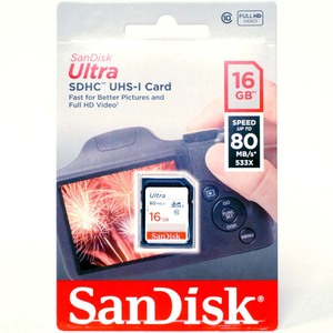 SDHCカード【16GB】CLASS10 サンディスク 英文 SDSDUNC-016G-GN6IN【即決】SanDisk Ultra 533x 80MB/s UHS-I対応★0619659136451 新品