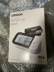 新品未開封 オムロン HCR-7602T 上腕式血圧計 e-フィットカフ/OMRON connect対応/オムロンコネクト 23年2月購入 メーカー1年保証
