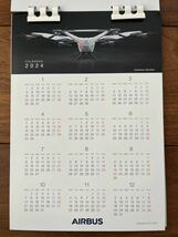 新品　未使用☆AIRBUS エアバス☆卓上　カレンダー　2023 飛行機　航空機　ヘリコプター_画像10