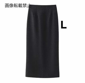 vintage ヴィンテージ レトロ ロング タイトスカート ボトムス Lサイズ レディース★ZARA 好きな方に★2024 S/S 早春新作 新品未使用★