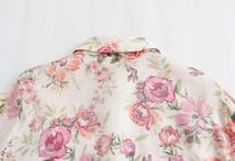 vintage ヴィンテージ レトロ フラワー 花柄 シャツ ブラウス トップス Lサイズ レディース★ZARA 好きな方に★2024 S/S 早春新作 新品★_画像6