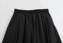 black ブラック vintage ヴィンテージ レトロ ロング フレアスカート ボトムス Sサイズ レディース★ZARA 好きな方に★早春新作 新品★_画像4