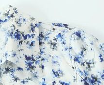 vintage ヴィンテージ レトロ フラワー 花柄 シャツ ブラウス トップス Sサイズ レディース★ZARA 好きな方に★2024 S/S 早春新作 新品★_画像3