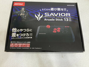 iBUFFALO SAVIOR Arcade Stick 13Ⅱ　アーケードスティック　SONY PS3 PC などに