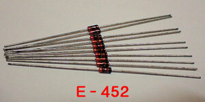 ６８６：定電流ダイオード（ＣＲＤ）　Ｅ－４５２　４．５ｍＡ　石塚電子　１０本セットで