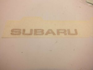 スバル SUBARU ステッカー ゴールド レガシー