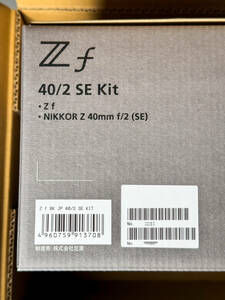 【新品】Nikon Zf 40mm f/2（SE） 本体 + レンズ セット ニコン ミラーレス一眼 一眼 ボディ 保証有り