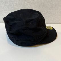 ニューエラ ダックコットン ブラック ゴールドフラッグ キャップ NEW ERA【TAA-102】_画像4