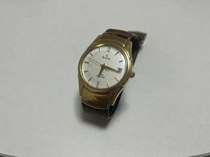 ☆希少☆BULOVA ブローバ BVC306 21石 自動巻き 稼働品 腕時計 デイト スケルトン 裏スケルトン ゴールドカラー 純正品 レア商品