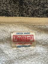 ■Healthknit■ ヘルスニット Mサイズ 38 40 ジップアップパーカー classic weight ヴィンテージ 復刻 スウェット_画像4