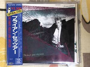 ★中古CD　BRAIAN SETZER（STRAY CATS） / ブライアンセッツァー（ストレイキャッツ）「THE KNIFE FEELS LIKE JUSTICE」 japan mint obi 