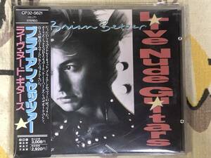 ★中古CD　BRAIAN SETZER（STRAY CATS） / ブライアンセッツァー（ストレイキャッツ）「LIVE NUDE GUITARS」 japan mint obi 