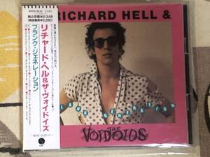 ★中古CD　RICHARD HELL&VOIDOIDS (The Heart Breakers)/ リチャードヘル＆ヴォイドイズ「BLANK GENERATION」 japan mint obi 