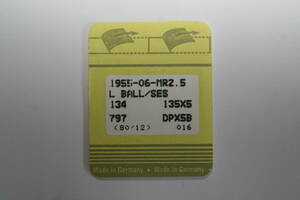 ♪♪♪新品・SINGER・シンガー工業用ミシン針・1955-06-MR2.5 L BALL/SES DP×5B 12番手 10本セット♪♪♪1