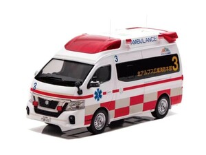 【カーネル】 1/43 日産 パラメディック 2022 長野県北アルプス広域消防本部高規格救急車 *限定500台 [CN432203]★未開封新品！