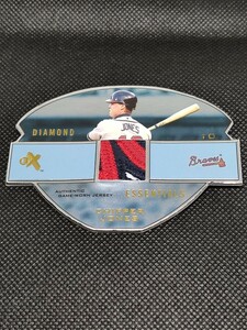 2003 FLEER EX DIAMOND ESSENTIALS 16/55 PATCH CHIPPER JONES チッパー・ジョーンズ 55枚