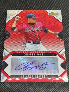 2006 TOPPS FINEST AUTOGRAPHS XFACTOR 22/25 CHIPPER JONES チッパー・ジョーンズ 25枚