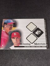 2000 UD SPX WINNING MATERIALS MARK McGWIRE マーク・マグワイア RICK ANKIEL リック・アンキール_画像1