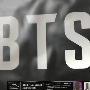 bts BTS オフィシャル スローガン バンタン　防弾少年団 グッズ　新品　未開封　公式　 ナム ジン ユンギ ホソク ジミン テテ グク